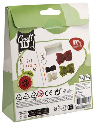 Creative Craft Group kit de ganchillo llavero sandía set DIY-2