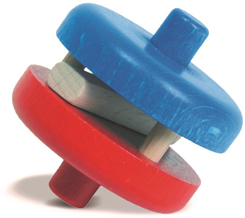nic disco sonajero rojo/azul - juguete para bebés sonajero