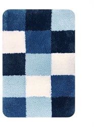 Dutch House Brest badmat 60 x 90 cm blauw