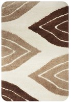 Dutch House alfombra de baño lujo marrón 60x90 cm antideslizante microfibra