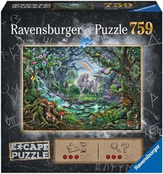 Ravensburger Escape Puzzle Unicornio - 759 piezas aventura rompecabezas
