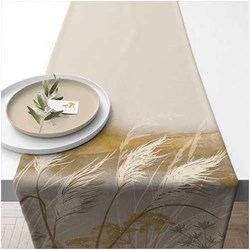 Ambiente camino de mesa algodón decoración Waving grass 40x15cm