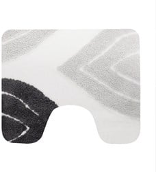 Dutch House Paris toiletmat 60 x 50 cm grijs