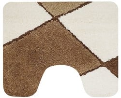 Dutch House Nice toiletmat 60 x 50 cm bruin