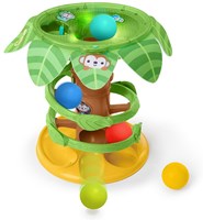 Bright Starts circuito de bolas bebé Tropical Twirl Ball Play Toy jungla-2