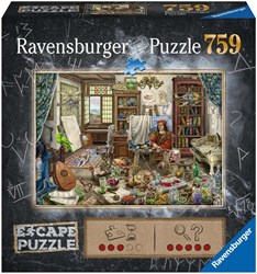 Ravensburger Escape puzzle taller de artista Da Vinci - puzzle de arte 759 piezas