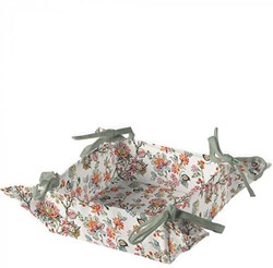 Ambiente cesta de pan algodón cesta de snacks plegable 35x35 cm