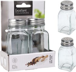Peper-en zout set glas