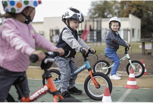 Eduplay bicicleta de equilibrio lime - bici sin pedales niños multicolor-3