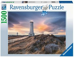 Ravensburger Prachtige Lucht Boven de Vuurtoren van Akranes, IJsland (1500)