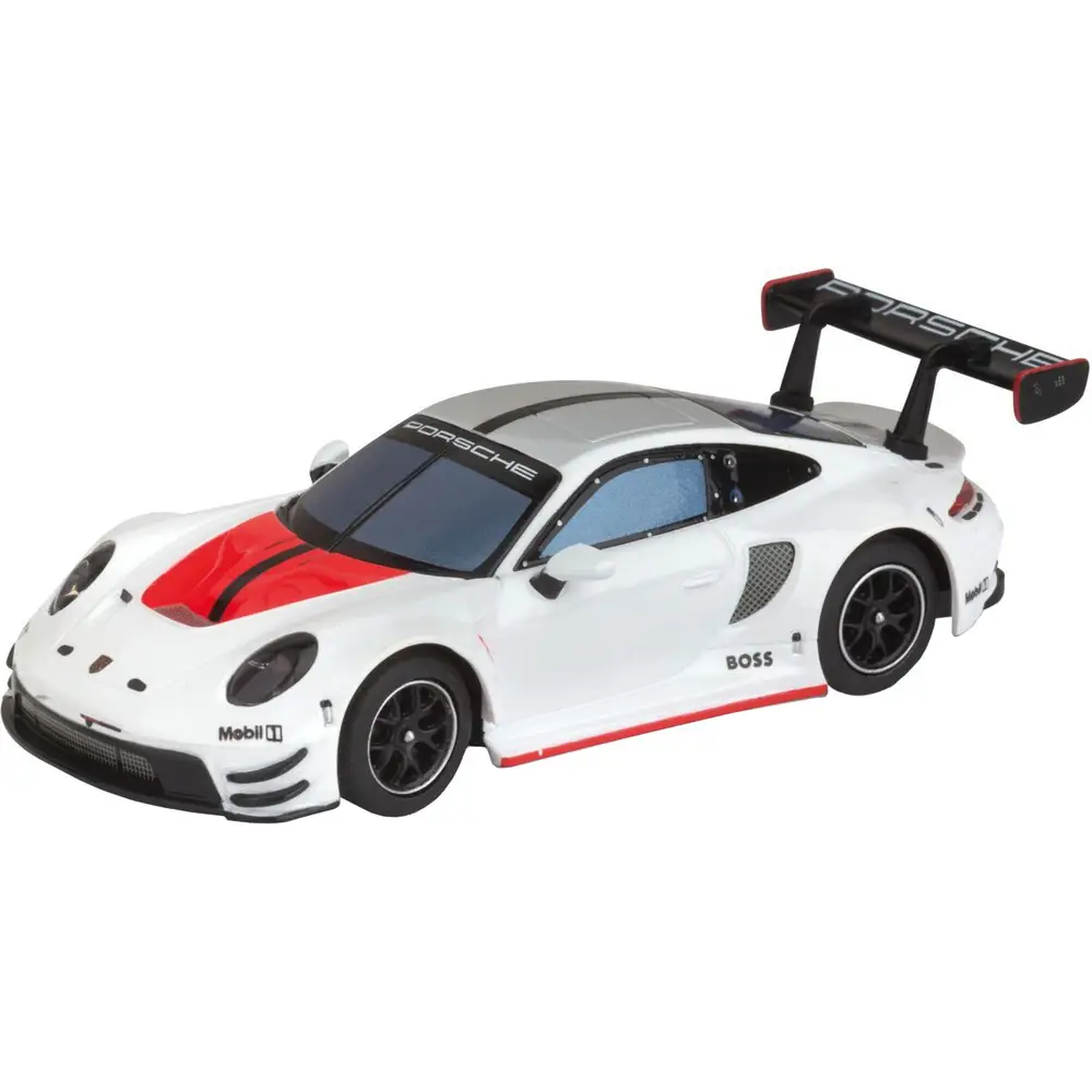 Coche de carreras Carrera Porsche 911 GT3 R White Lightning slot car 1:50