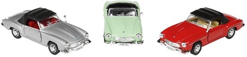 Goki Mercedes-Benz 190SL coche de juguete die-cast 1:36, 12 cm-3