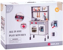 Cocina de madera con accesorios - cocina de juguete para niños