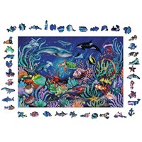 Ravensburger puzzle de madera animales marinos bajo el mar 500 piezas-3