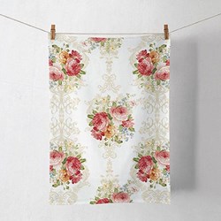 Ambiente paño de cocina diseño romántico cream 50x70cm cocina