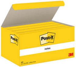 3M 12 blocs Post-It 38*51 mm 653GE 100 hojas