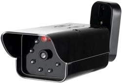 Cámara de seguridad falsa con LED intermitente para interior y exterior