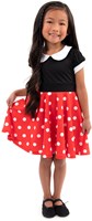 Little Adventures vestido retro lunares disfraz talla 6 niños