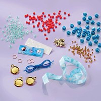 Totum Disney Frozen set para hacer pulseras - kit de joyería con cuentas de Anna, Elsa y Olaf-2