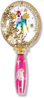Totum cepillo de pelo Rainbow Pets - cepillo con purpurina para niños rosa oro-2