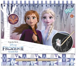 Totum Disney Frozen libro para rascar - manualidades y colorear con pegatinas