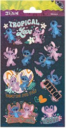 Totum hoja de pegatinas - pegatinas láser Stitch y Angel para niños