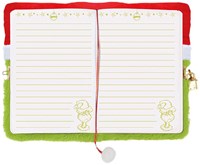Totum cuaderno Grinch - diario suave con candado y tapa dura-2