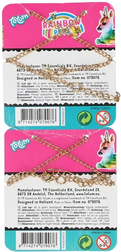 Creative Craft Group collares de amistad Rainbow Pets BFF para niños-2