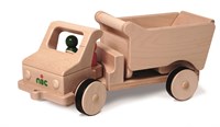 nic camión de juguete kit de construcción con volquete - juguete de madera colorido