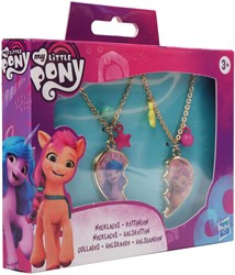 Canenco Collar de la amistad My Little Pony dorado con colgante de corazón