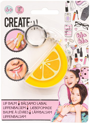 Canenco bálsamo labial llavero fruta tropical para niños-3