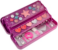 Create it! Set de Maquillaje 3 Niveles Lata Rosa Accesorios Niños-2