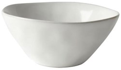 Bol organic blanco 11,5x5cm vajilla de gres hecha a mano set de 4
