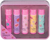 Beauty bálsamo labial lata rosa Create It! - set bálsamos labiales niños