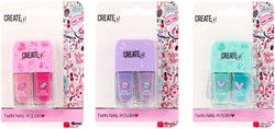 Create it! set dúo de esmaltes de uñas esmaltes coloridos para niños