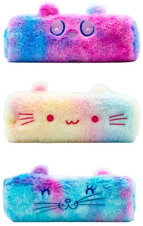 Twisk estuche de peluche Cutie Crew - carita de animal colorida para niños