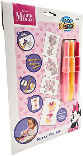 Canenco Minnie Mouse set de rotuladores sopladores para niños Disney-2