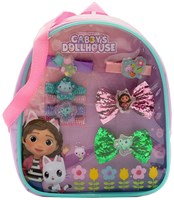 Canenco Mochila Gabby's Dollhouse con accesorios para el pelo rosa niñas