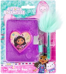 Canenco diario Gabby's Casa de Muñecas con bolígrafo de peluche y candado