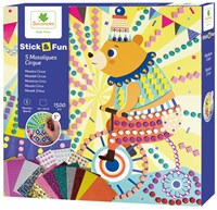 Sycomore juguete mosaico Stick'N Fun circo diversión creativa