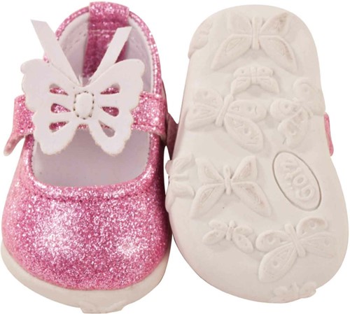 Götz Shoes & Co, schoenen ""Glittery butterfly"", babypoppen 42-46 cm / staanpoppen 45-50 cm