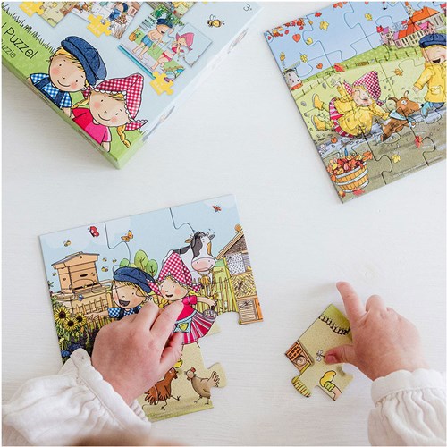 Puzzles 4 en 1 de Fien y Teun 19201-3
