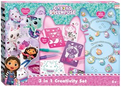 Totum Gabby's Casa de Muñecas set creativo 3-en-1 diamond painting
