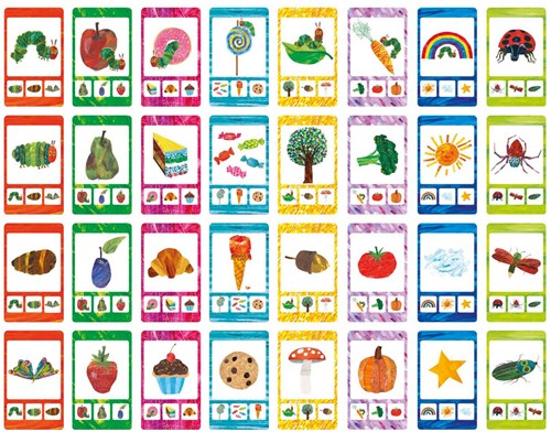 Twisk juego de cartas educativo La pequeña oruga glotona 84 cartas-2