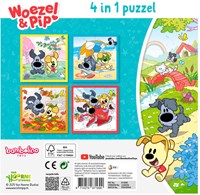 Bambolino Toys puzzle Woezel & Pip 4 en 1 puzzle educativo de cartón infantil-3