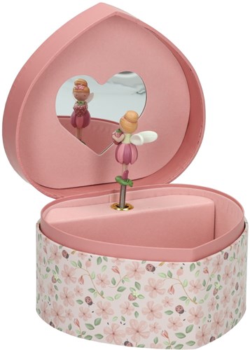 Bambolino Toys joyero caja de música hada Fairy Garden rosa-2