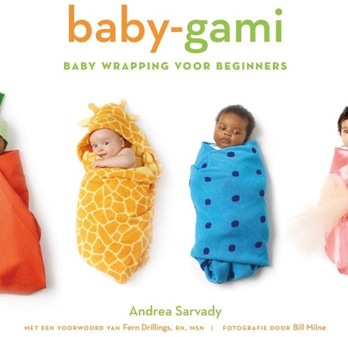 BBNC libro para bebés Baby-gami con consejos e ilustraciones para envolver-2
