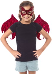 Little Adventures juguete dragón alas rojas y máscara para niños
