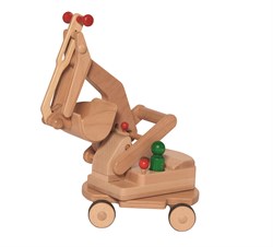nic juguete de madera excavadora Schaufelbagger para niños