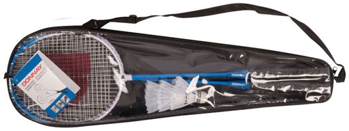 Set de bádminton juguete deportivo - 2 raquetas, 3 volantes, bolsa, multicolor-3